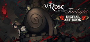 A Rose in the Twilight - Digital Art Book Header